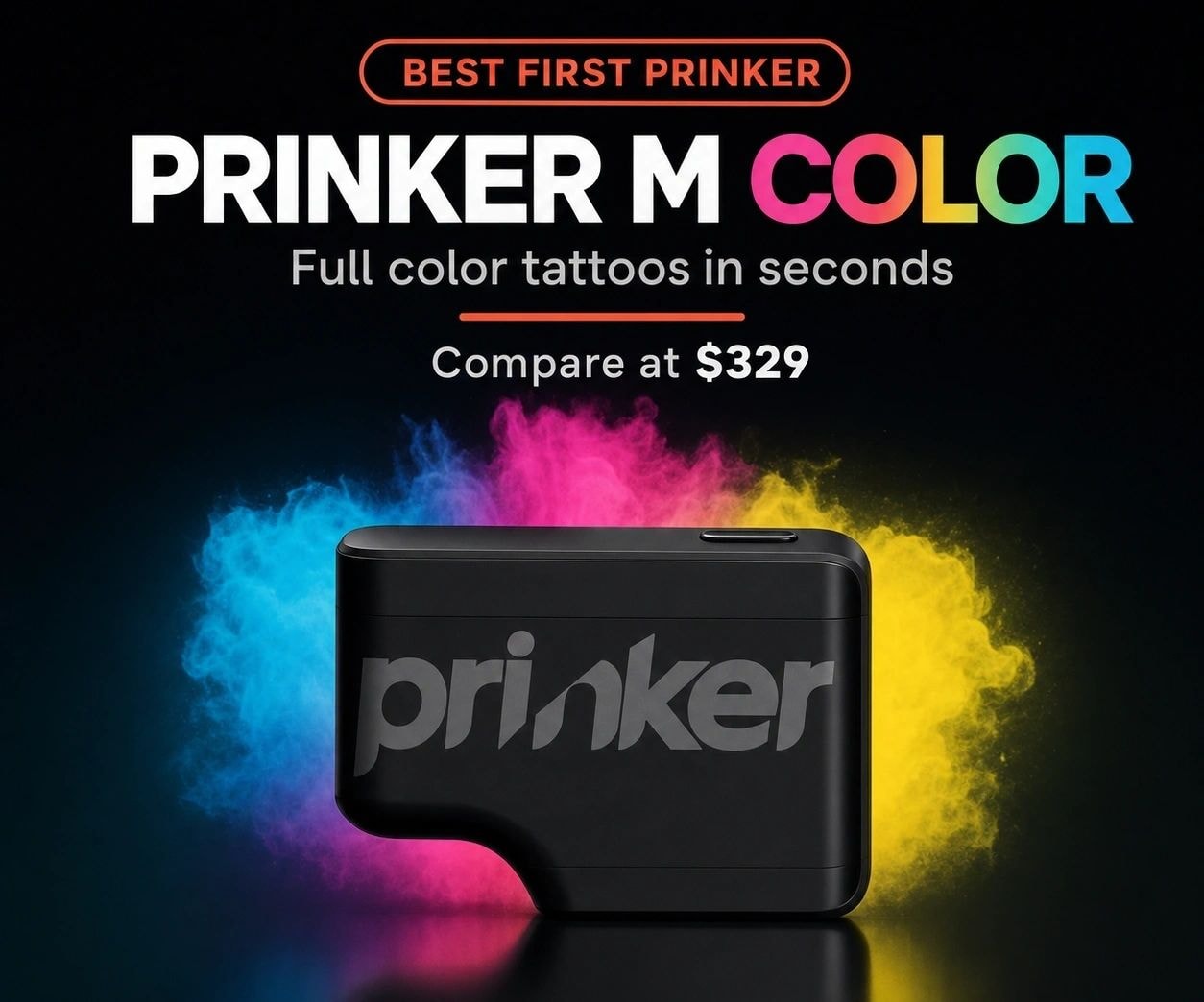 Prinker M (Color) Temporary Tattoo Machine